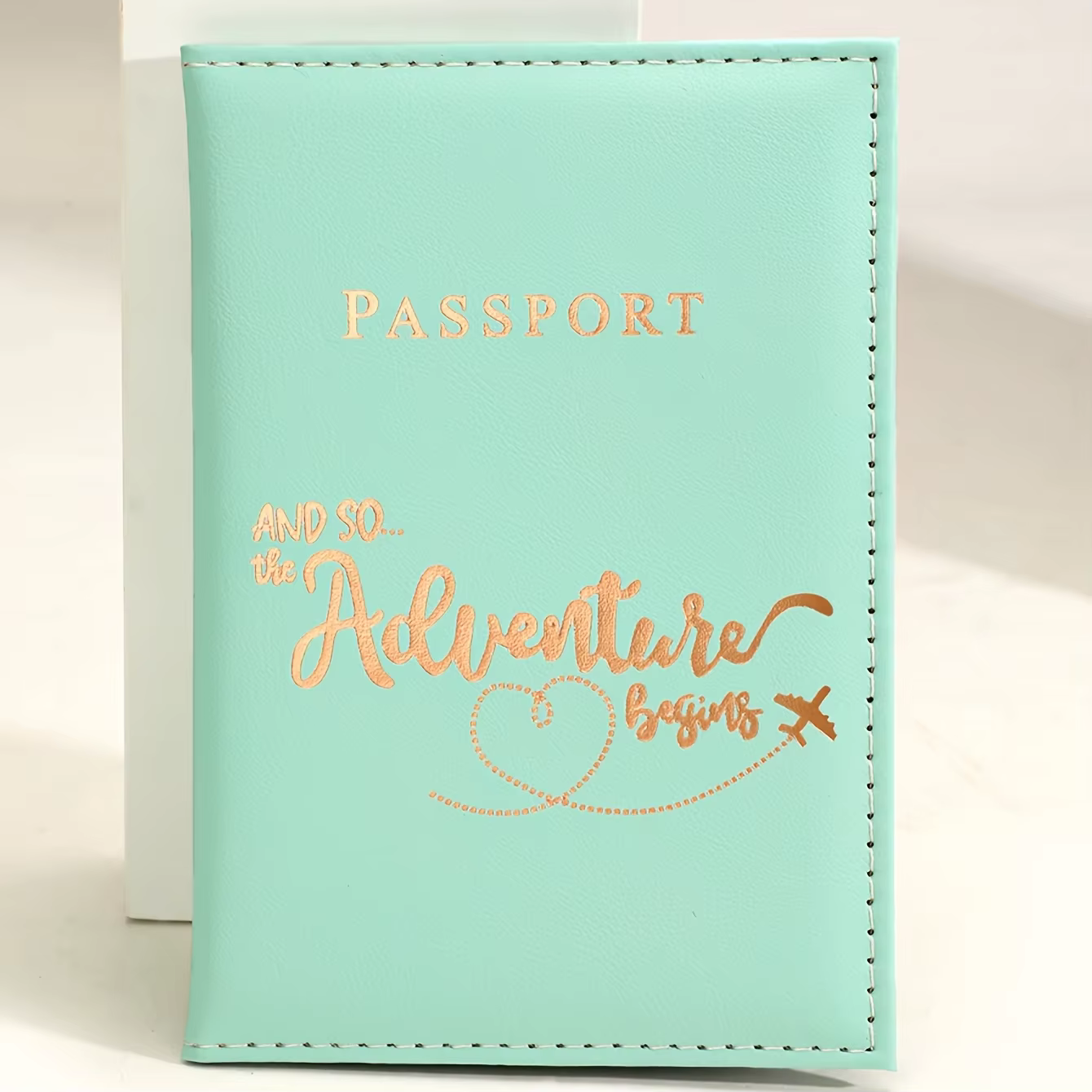 1 pièce Porte-passeport personnalisable avec lettre, Organisateur de documents DIY tendance avec nom