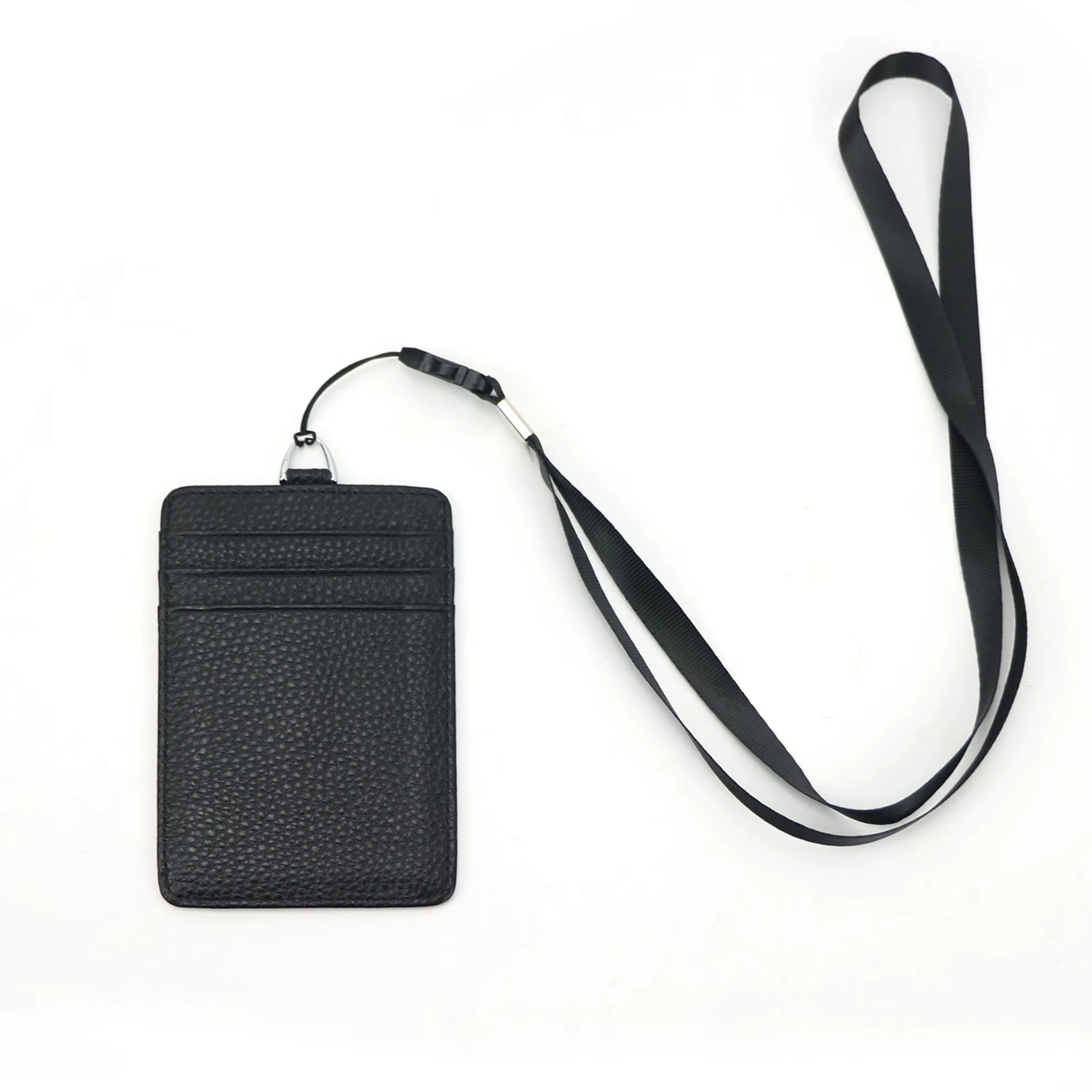 Porte-cartes de crédit en cuir véritable pour hommes et femmes, porte-cartes d'identité, porte-carte