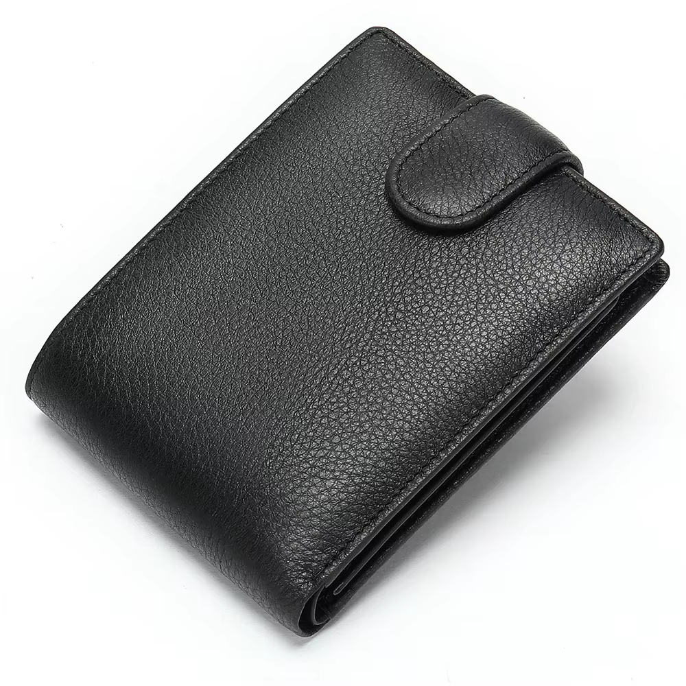 Nouveau portefeuille pour hommes porte - cartes haute qualité HASP hommes portefeuille long Vintage