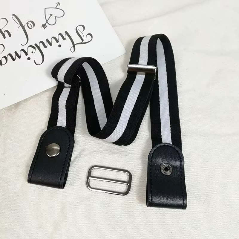 Ceinture élastique sans boucle pour femmes, ceintures extensibles pour hommes, jeans, enfants, garço