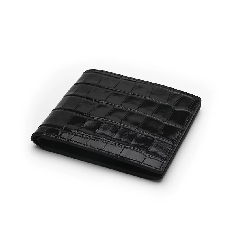 Hiram Beron nom personnalisé homme cadeau portefeuille de luxe motif Crocodile concepteur cadeau pou
