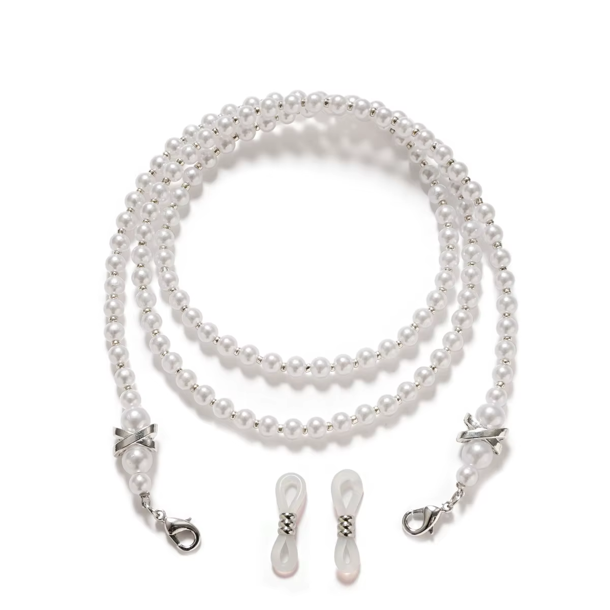 Chaîne de lunettes de soleil en perles, tenue du cou, lanière perlée, masques, lunettes de soleil, l