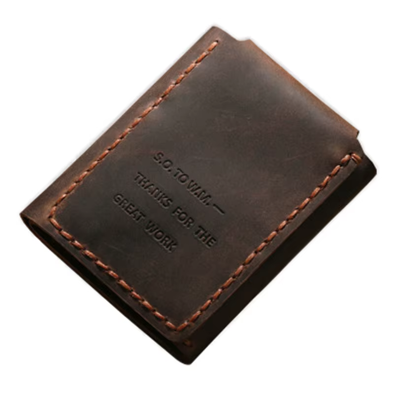 Walter Mitty, portefeuille en cuir véritable pour hommes, portefeuille fait à la main, porte-monnaie