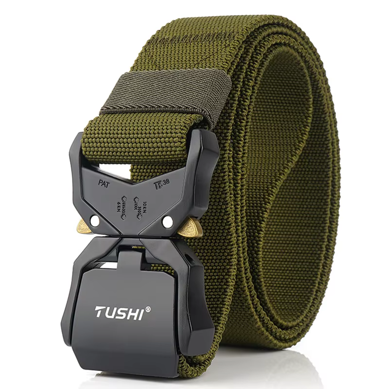 HSSEE nouvelle ceinture élastique officielle en métal dur véritable boucle à dégagement rapide ceint