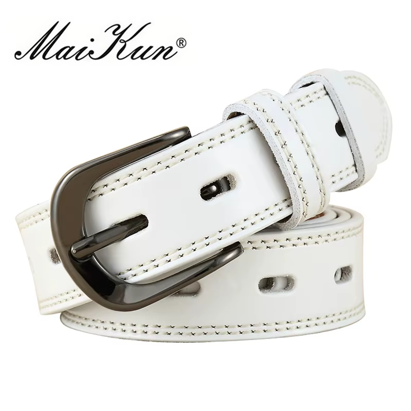 Ceintures de luxe en cuir véritable pour femmes, ceinture en peau de vache de qualité supérieure, sa