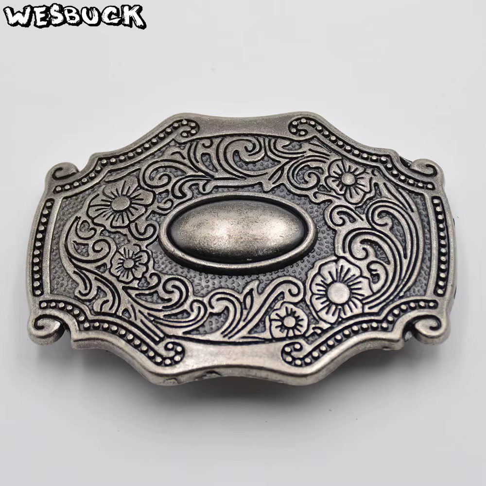 WesBuck marque offre spéciale boucle de ceinture en métal nouveau Western hommes femmes boucles de c