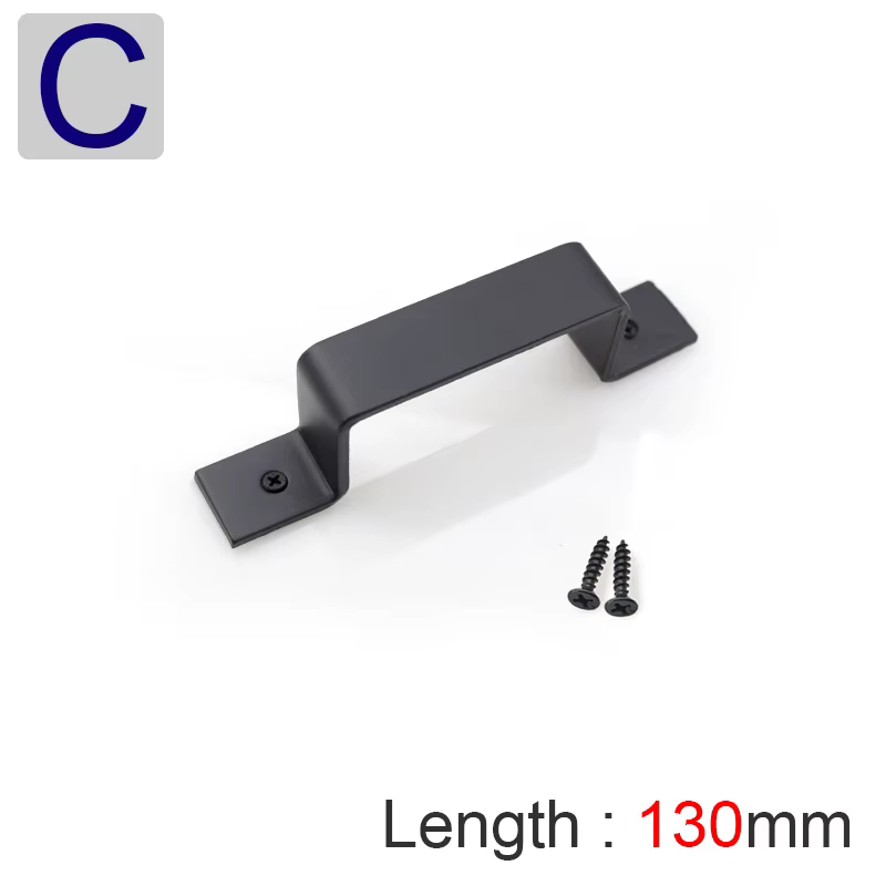 Meuble de cuisine simple moderne, grange, porte en bois Foy pour planche MELChi, Cisco, bouton d'arm
