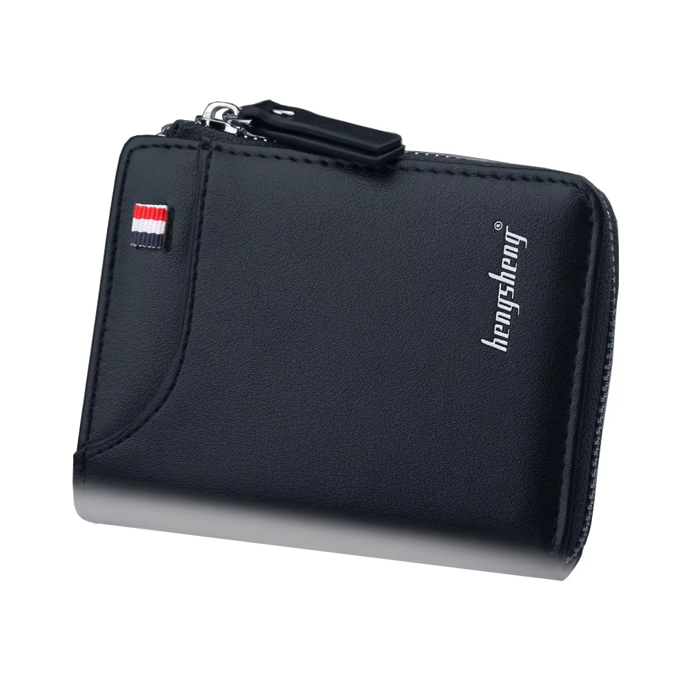 Portefeuille pour hommes court décontracté carteras portefeuilles courts en cuir PU mâle billetera h
