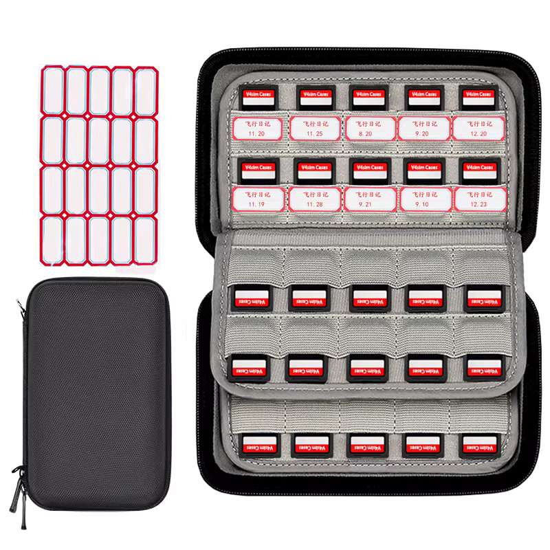 Porte-cartes à coque rigide, mallette de rangement, sac de transport Portable de voyage pour carte S