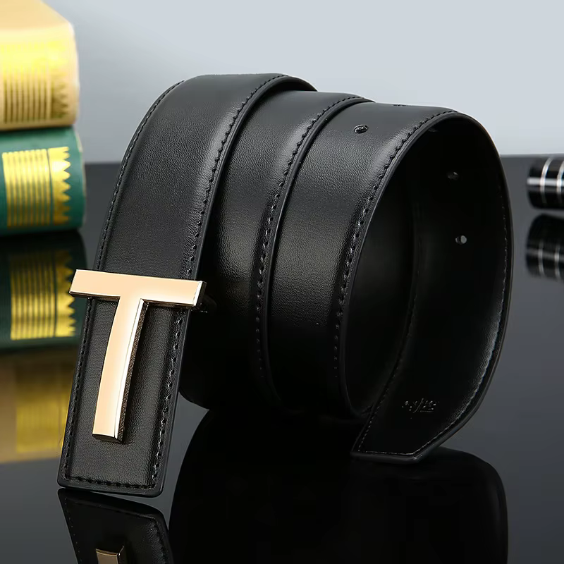 Ceinture Homme de Luxe 2026 de Haute Qualité 38 mm – Ceinture de Marque Tendance pour Pantalon, Styl