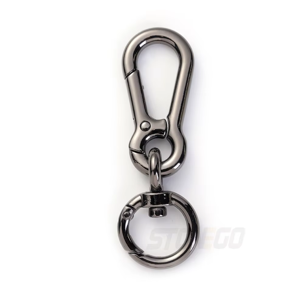 Porte-clés à mousqueton en alliage de Zinc, avec mousqueton, porte-clés à dégagement rapide, Stonego