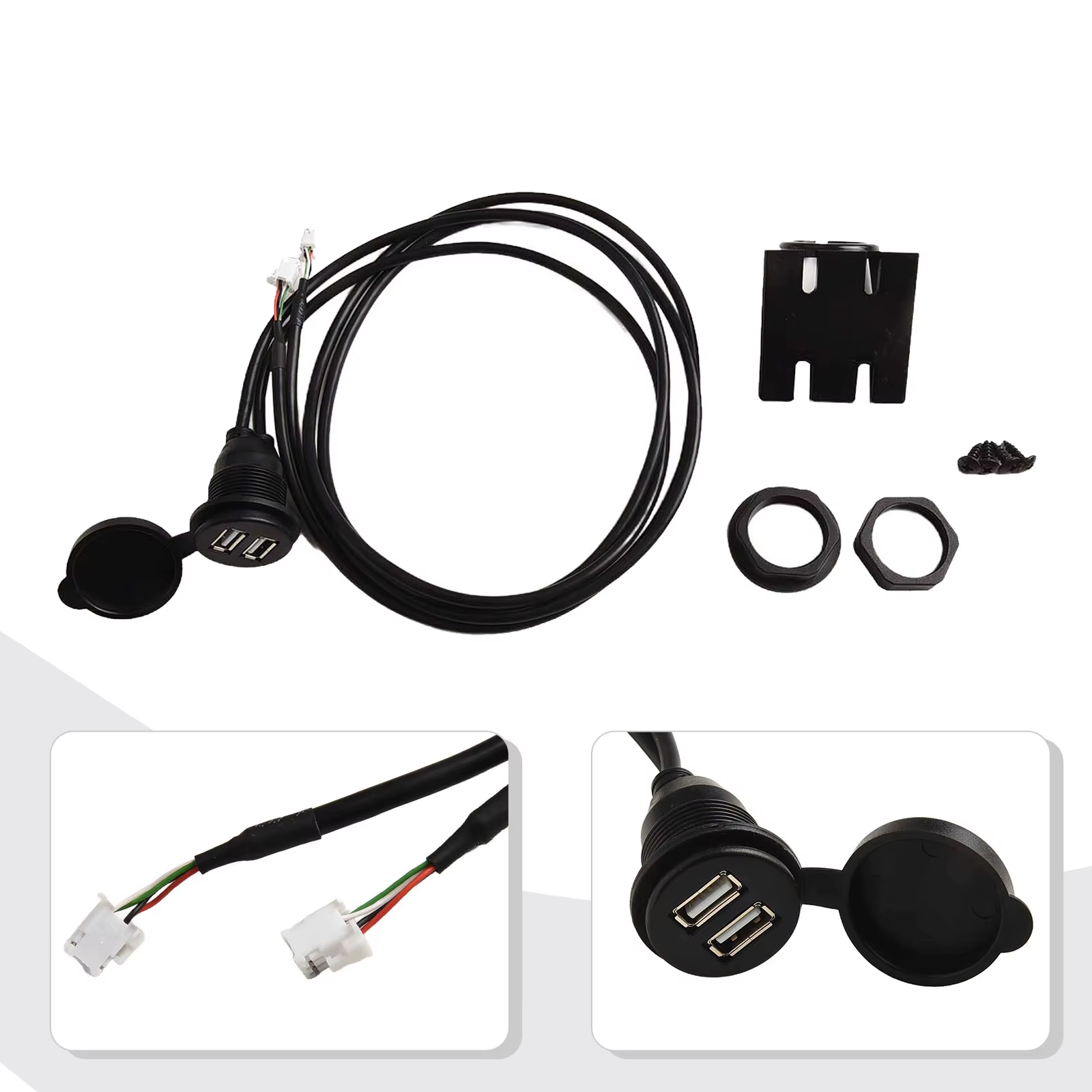 Lecteur multimédia d'autoradio, prise USB pour tableau de bord de voiture, pour la plupart des voitu