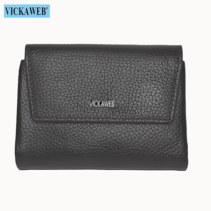 VICKAWEB portefeuille magnétique femmes court en cuir véritable portefeuilles mode Alligator moraill