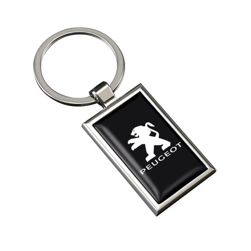Porte-clés en métal pour voiture, accessoires de voiture, pendentif, décoration pour Peugeot 408 308
