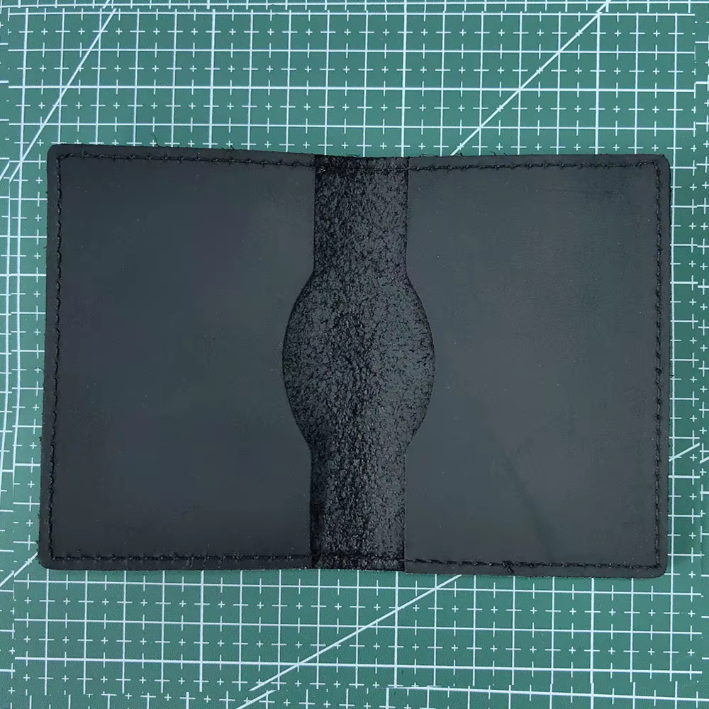 porte carte bancaire personnalisé en cuir véritable pour hommes, porte badge de crédit, minimaliste,