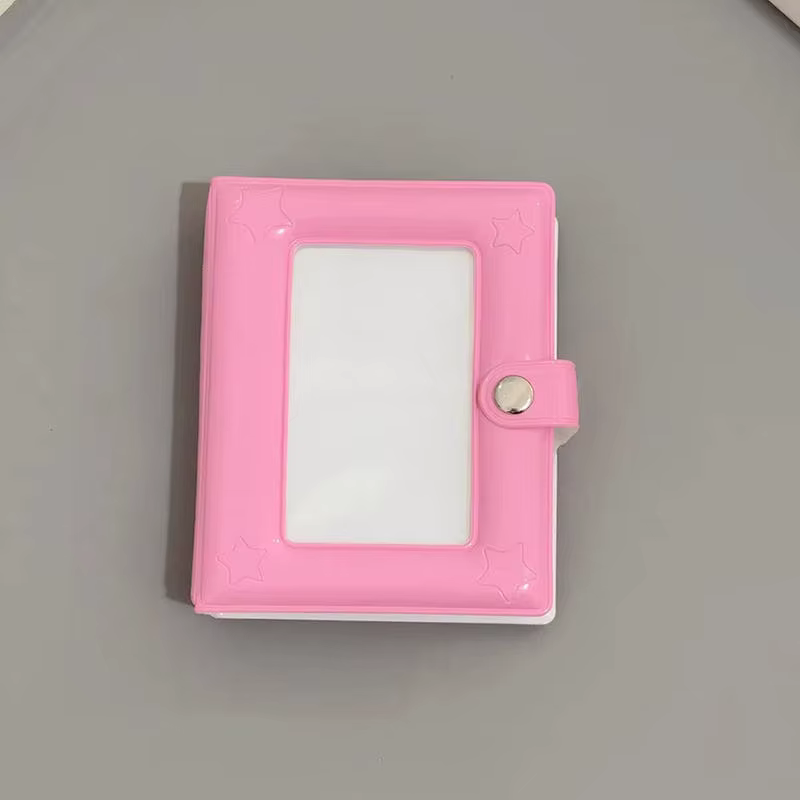 Livre porte-cartes photo, mini classeur de cartes photo de 3 pouces pour collection de fans, surface