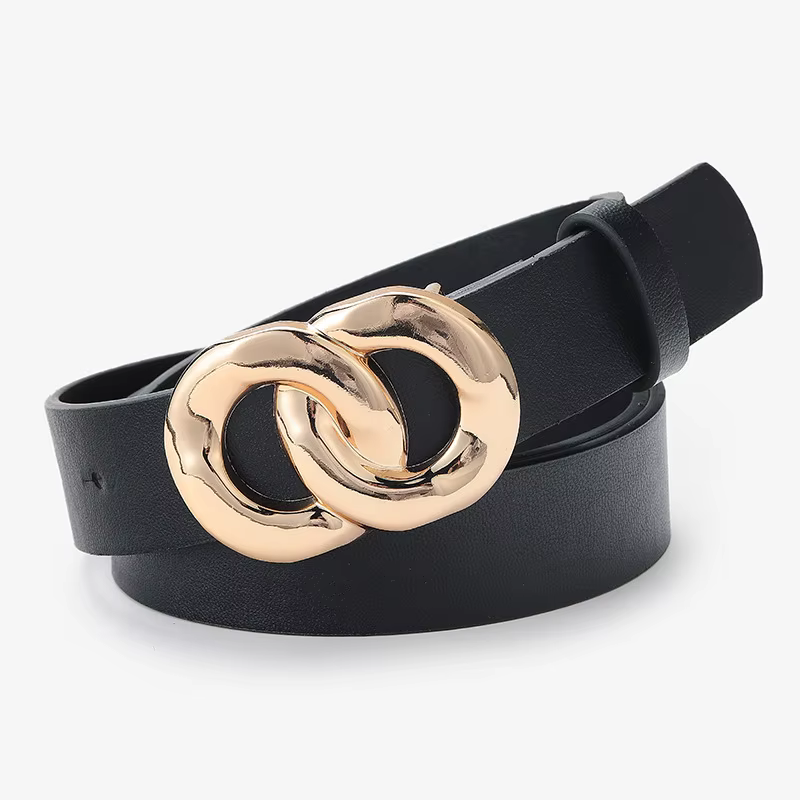 Blanc noir marron femmes pantalon ceinture haute qualité femmes taille ceintures mode PU cuir ceintu