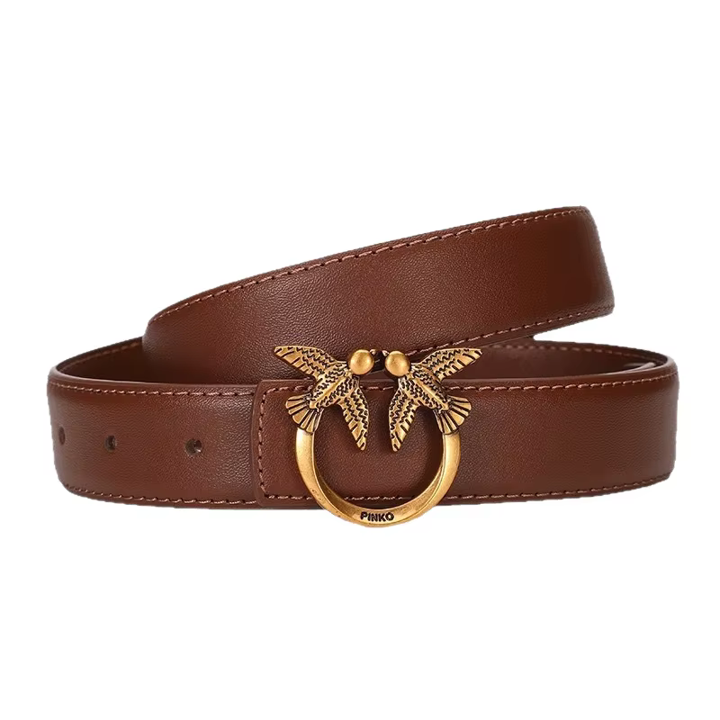Ceinture de luxe minimaliste en perles pour femmes Pinko, accessoire à la mode pour les déplacements