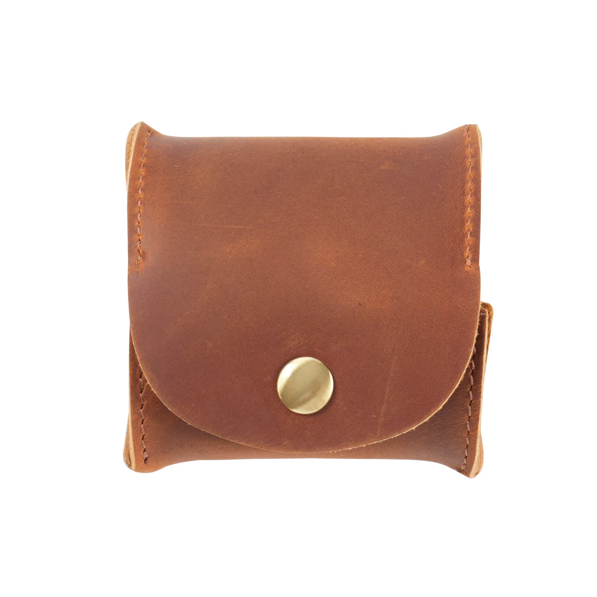 Portefeuille en cuir à fermeture à pression, Mini porte-monnaie, sac d'argent, porte-clé Vintage