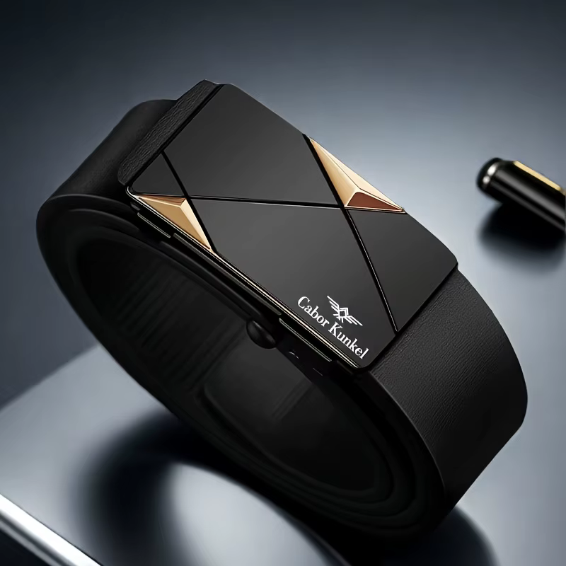 Ceinture décontractée pour homme, ceinture d'affaires polyvalente et élégante, idéale pour offrir en