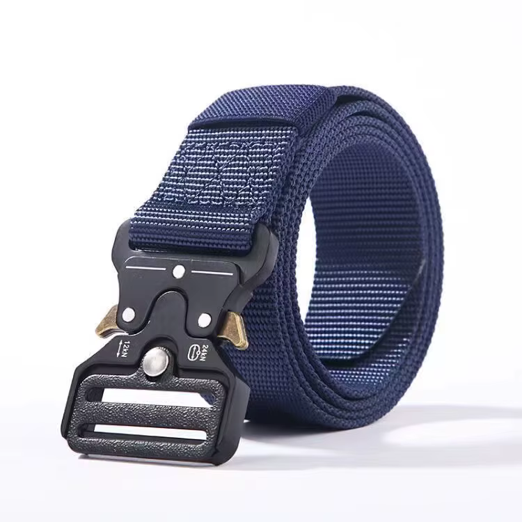 Ceinture homme métal ceinture homme ceintures en toile grande taille Sport de plein air ceintures en