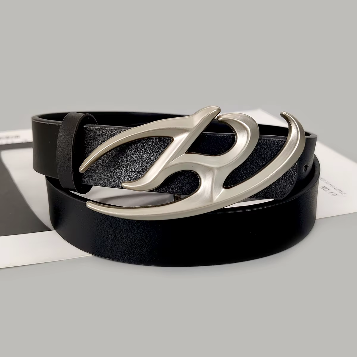 Ceinture en cuir PU noir pour femme, ceinture corset punk pour fille, jean femme, haute qualité, env