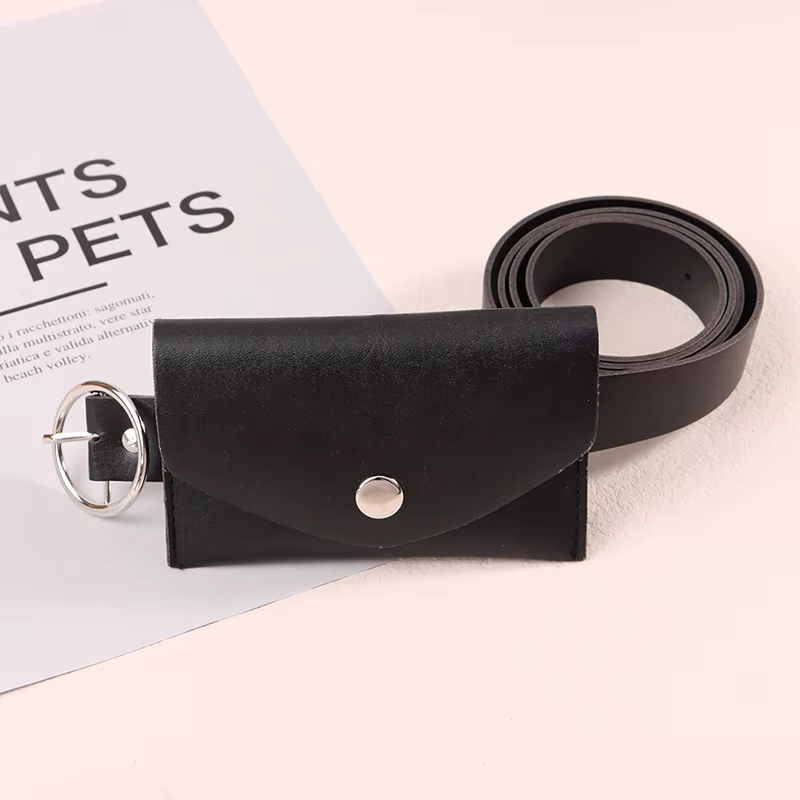 Sac de ceinture réglable en cuir PU pour femme, sacs de ceinture, portefeuille, téléphone, poudres,