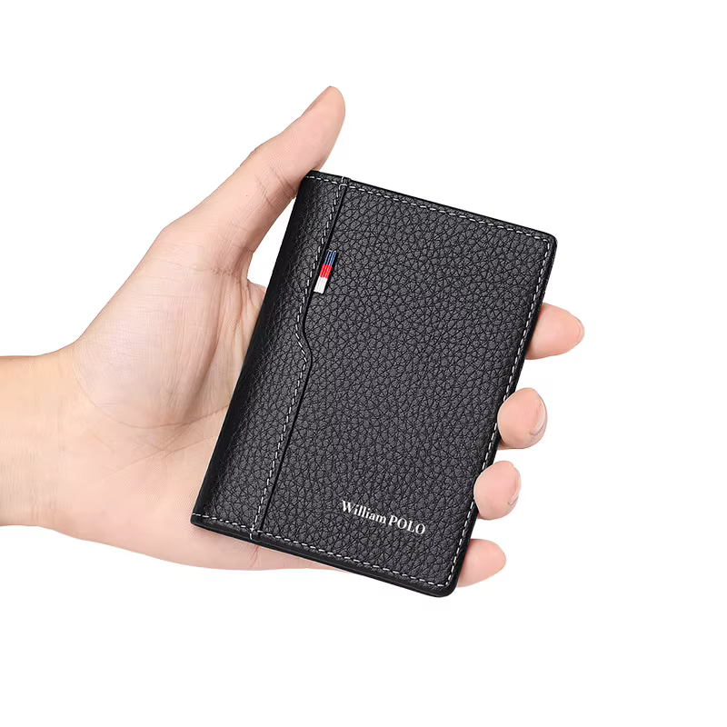 Porte-cartes en cuir pour hommes, mini porte-cartes pour femmes, pochette multifonctionnelle pour ca