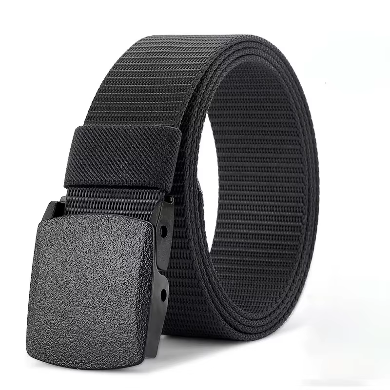 Ceintures de taille tactiques pour hommes, plusieurs Styles, ceinture à boucle en Nylon tressé, légè