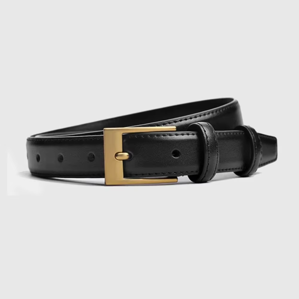 Ceinture pour femmes, ceinture à boucle à ardillon de haute qualité, ceinture en cuir PU souple de l