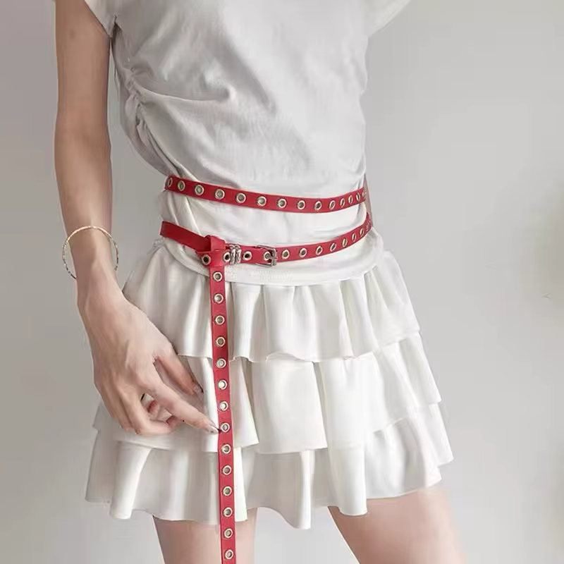 Ceinture décorative pour femme, nouvelle collection 2026, polyvalente pour jupes, accessoire de tail