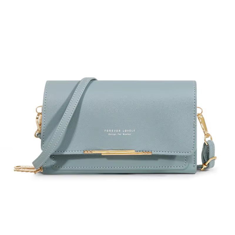 Portefeuille pour femme, sac à main coréen, multi-cartes, grande capacité, sac à bandoulière décontr