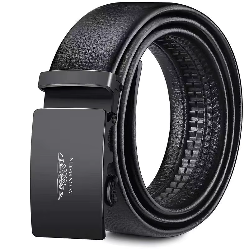 Ceinture en cuir souple avec boucle pour hommes, ceinture de taille décontractée pour affaires, pour