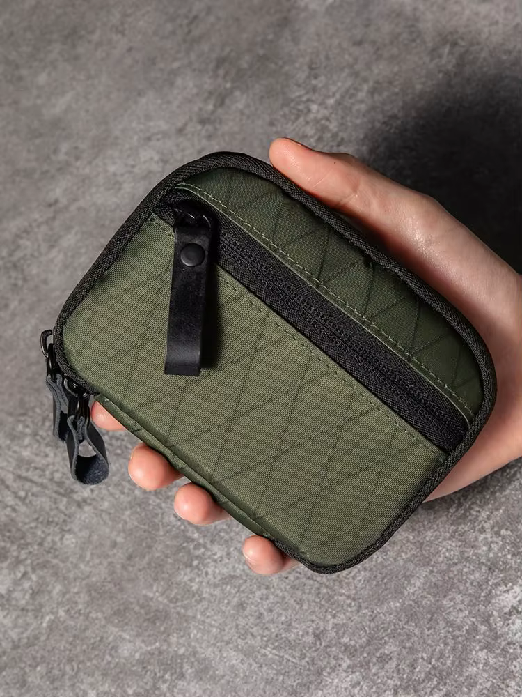 Petite pochette portefeuille EDC, organisateur de poche EDC avec ceinture, pochette utilitaire pour 