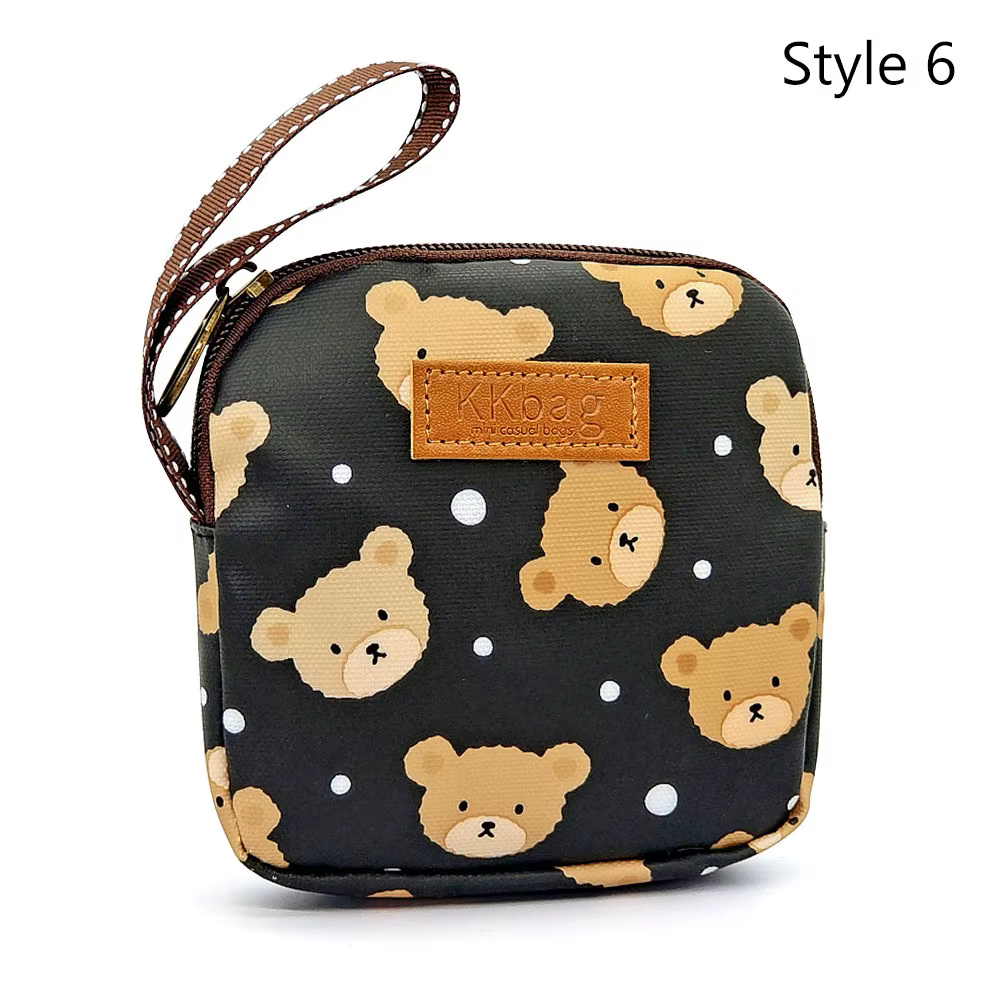 Nouveau Portefeuille animaux de dessin animé, porte-monnaie léger et Portable, sacs d'argent
