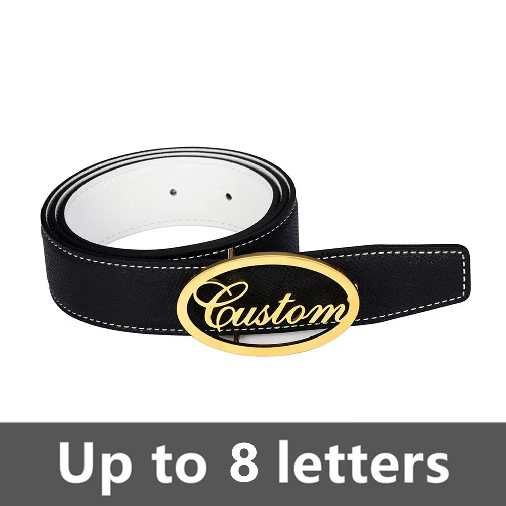 Ceinture avec nom personnalisé pour homme, bijoux à la mode, cadeau pour papa et mari, LOGO personna