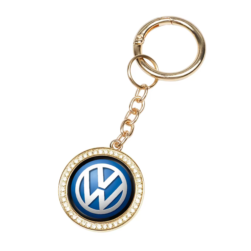 Porte-clés pour hommes et femmes, emblème, accessoires de style automobile pour VW Golf Polo Tiguan