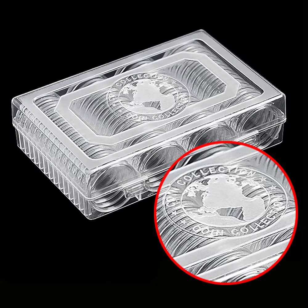 Boîte de collecte pour pièces de monnaie, porte-monnaie, capsules de stockage, boîtes de protection,