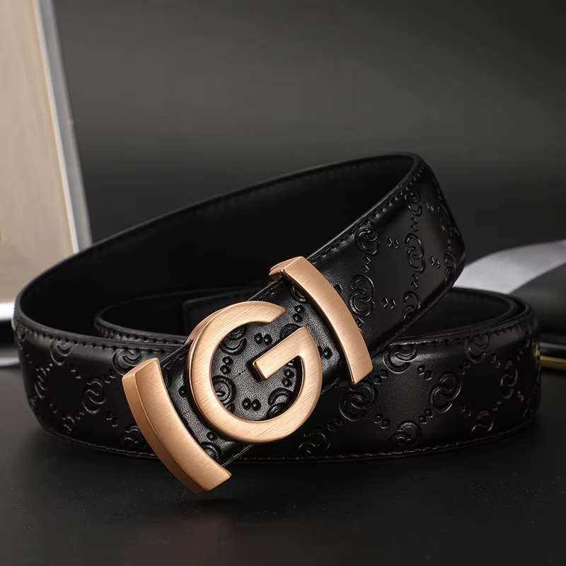 Ceinture pour hommes ceinture à la mode pour hommes lettre G boucle marque de luxe ceinture mâle pat