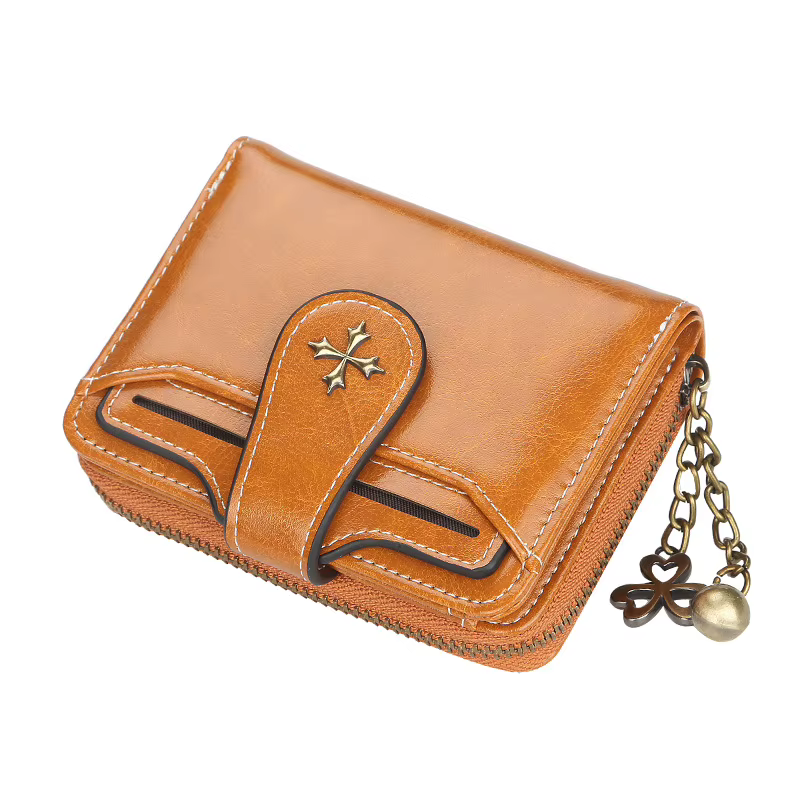 Femmes portefeuilles et sacs à main en cuir PU sac d'argent femme court moraillon sac à main petits 