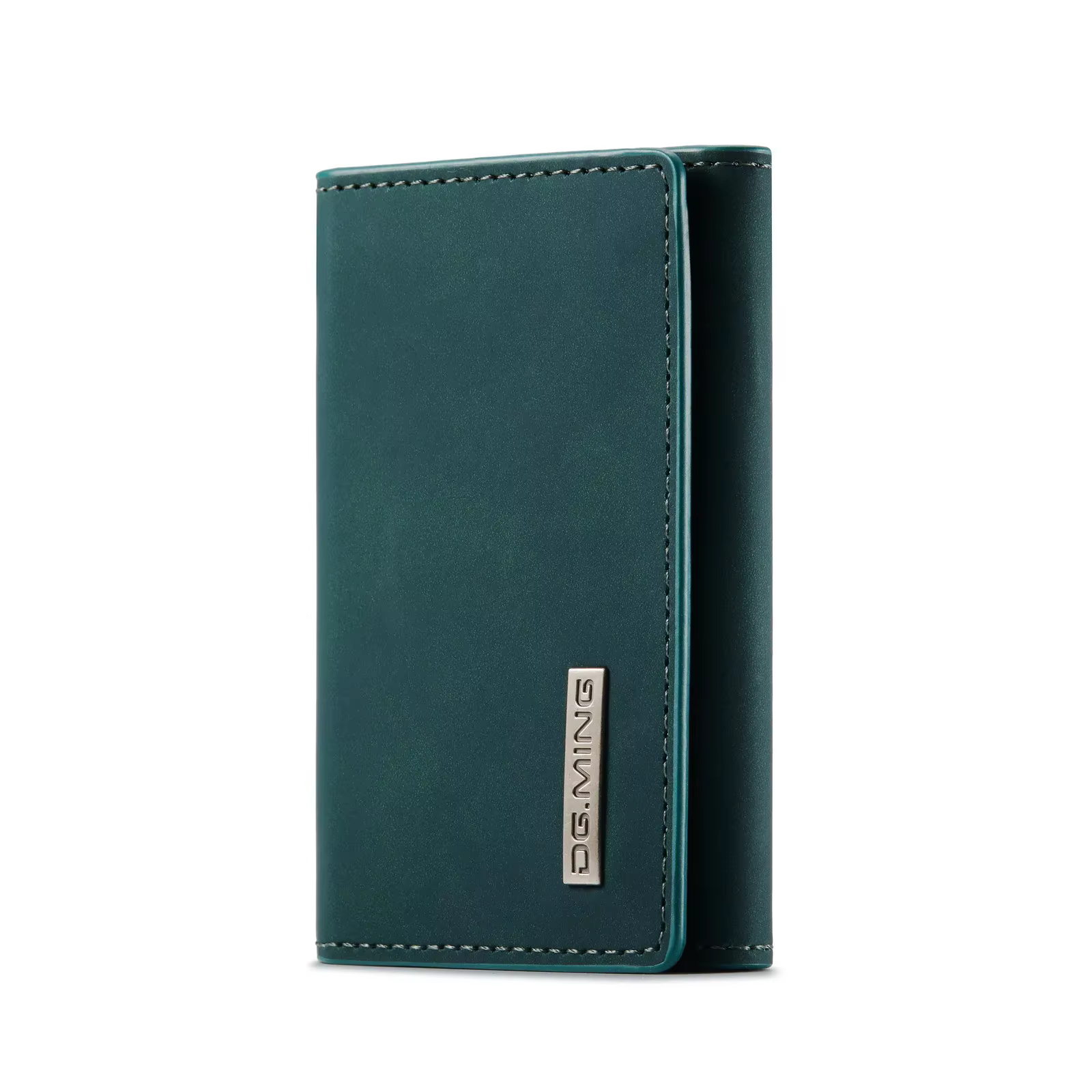 Portefeuille Marron Dg.ming Vintage en PU, Porte-cartes de Crédit Multifonctionnel à Absorption Magn