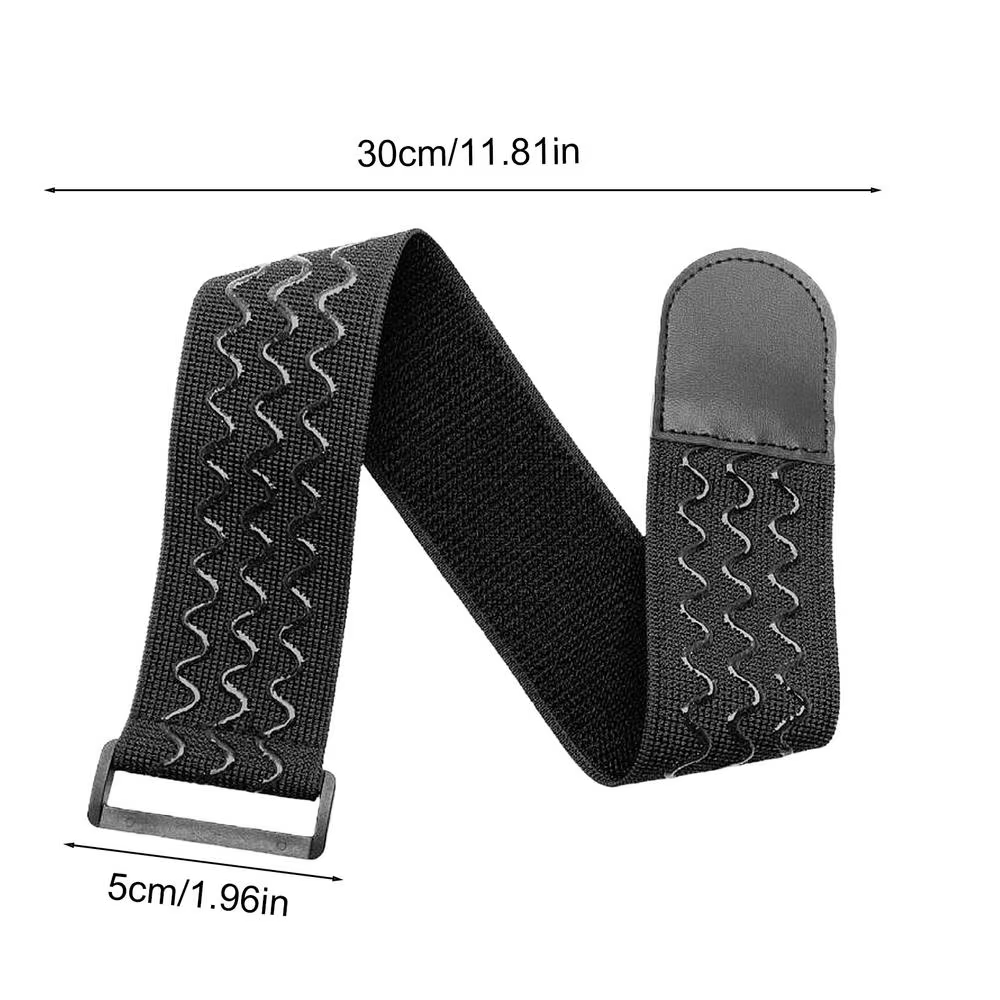 Ceinture sans boucle, bande élastique réglable à boucle auto-agrippante, attaches en nylon, sangles,