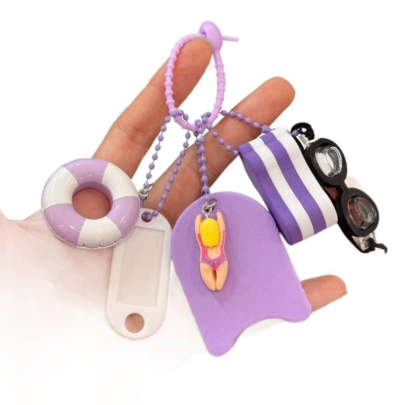 [Nouveau] Porte-clés flottant, porte-clés violet flottant sur l'eau, porte-clés pour bateau, pour la