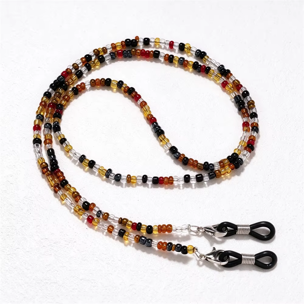 Chaînes de lunettes de mode pour femmes poire cristal lunettes de soleil chaînes lunettes porte-cord