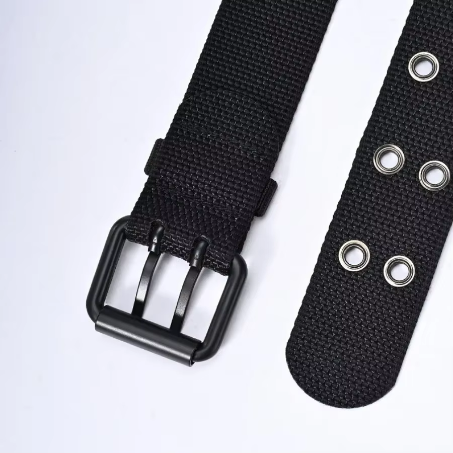Nouveaux hommes respirant en Nylon tissu ceinture de sport de plein air ceinture boucle ardillon pan