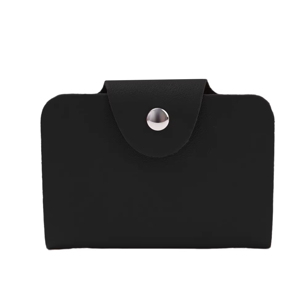 Porte-carte de crédit 24 Bits, pochette pour carte bancaire de visite, PU, grande capacité, Clip de