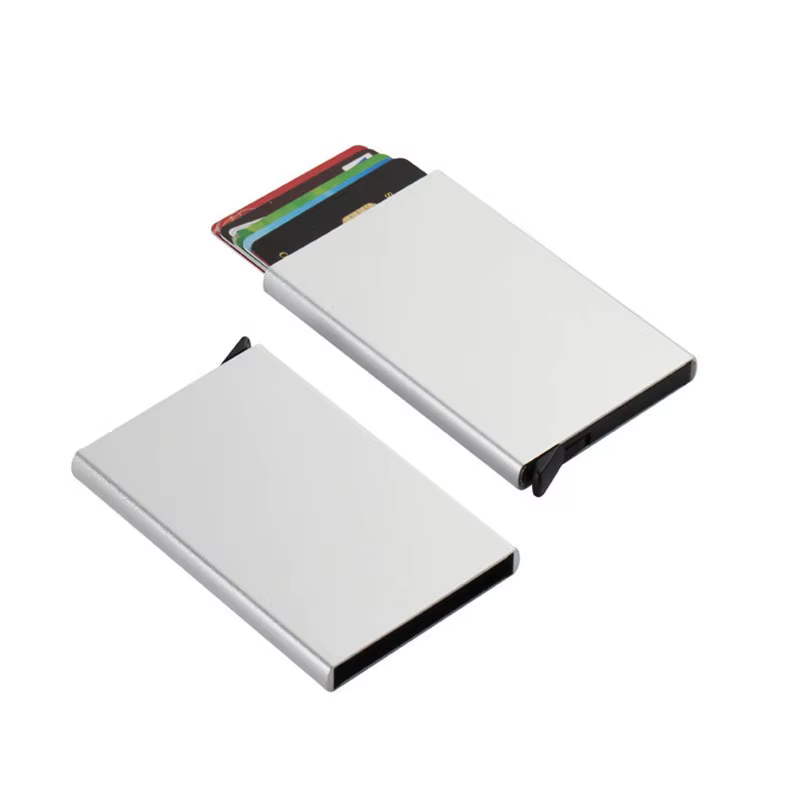 Portefeuille fin et minimaliste, portefeuille de poche avant, fonction de protection RFID, porte-car