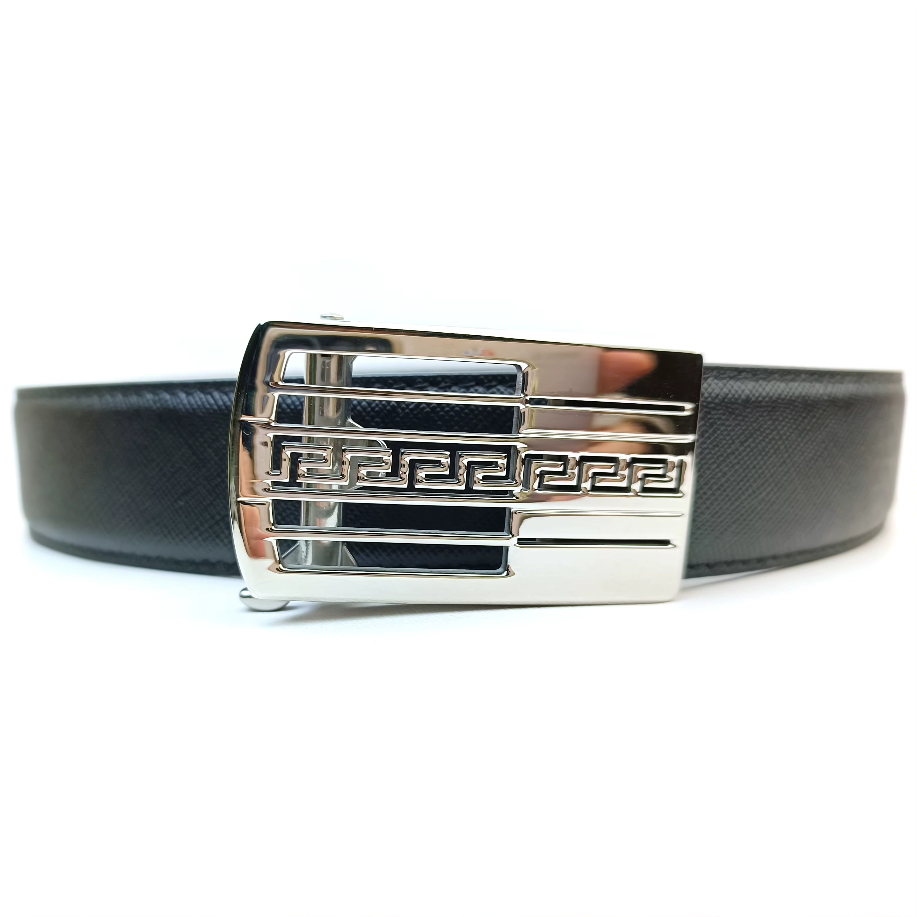 Ceinture double face sans boucle pour hommes et femmes, ceinture en cuir de haute qualité, corps san