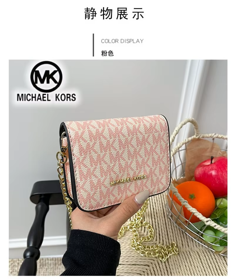 Sac à bandoulière Michael Kors 2026 pour femme, sac à chaîne tendance et décontracté, mini sac de vo