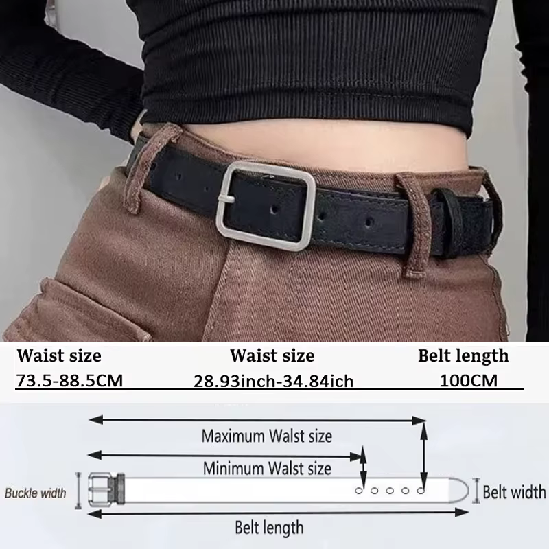 Femmes pantalons ceinture en cuir PU argent ceinture mode ceintures décontractées pour femmes pour j